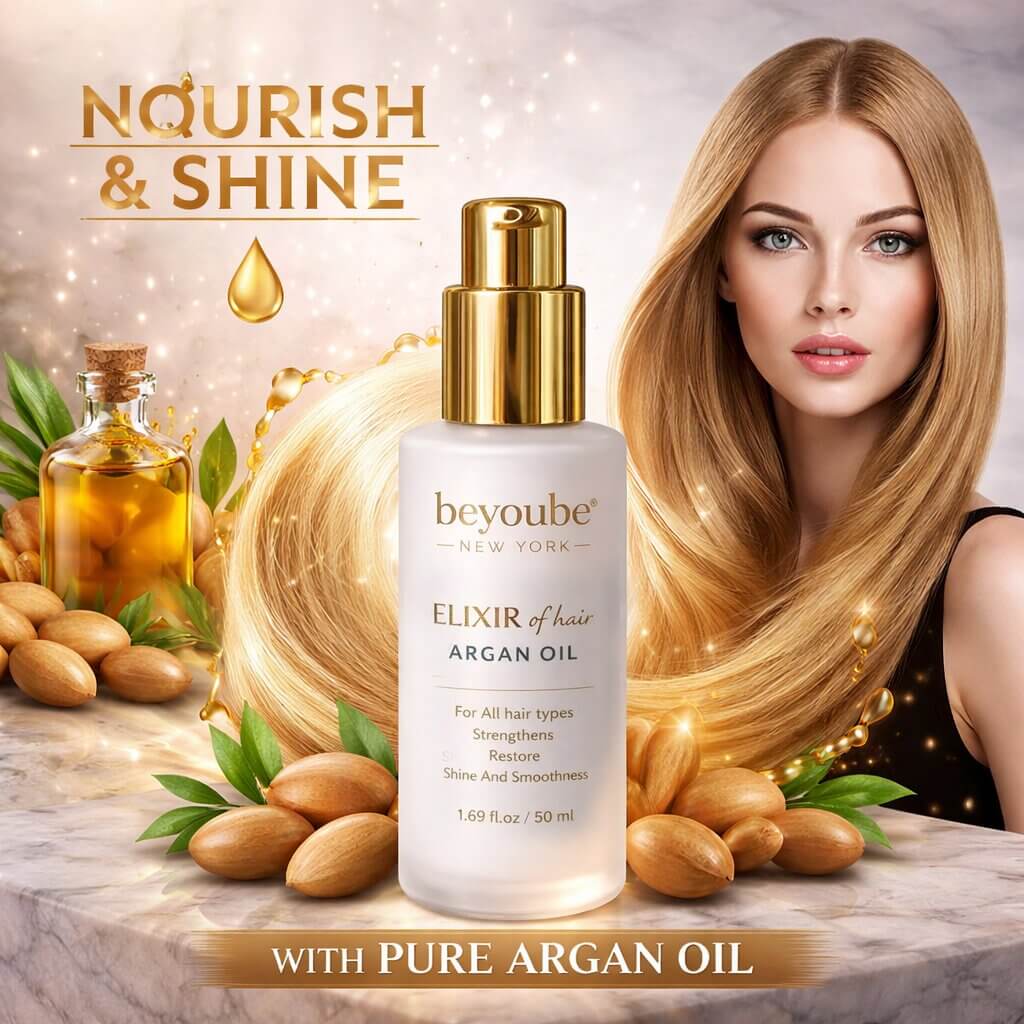 Elixir Argan Oil Hair Serum – Shine & Smoothness | For All Hair Types