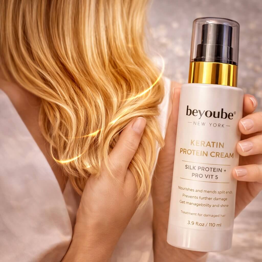 Keratin Protein Hair Cream | Repair & Strengthen – beyoube
