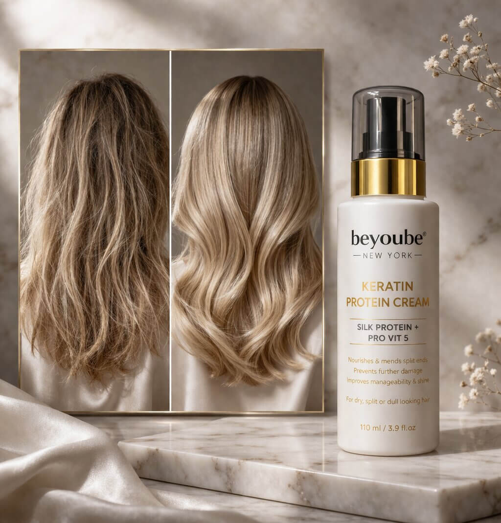 Keratin Protein Hair Cream | Repair & Strengthen – beyoube